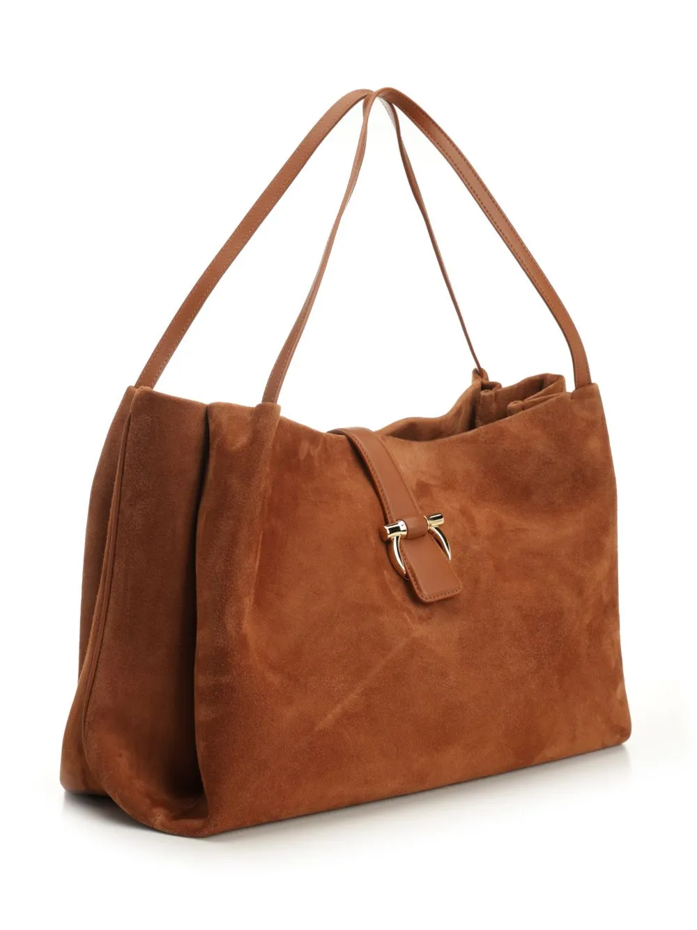 Medium Suede Bag Shoulder Bags Beige sold by Wanan Luxury product image thumbnail 2