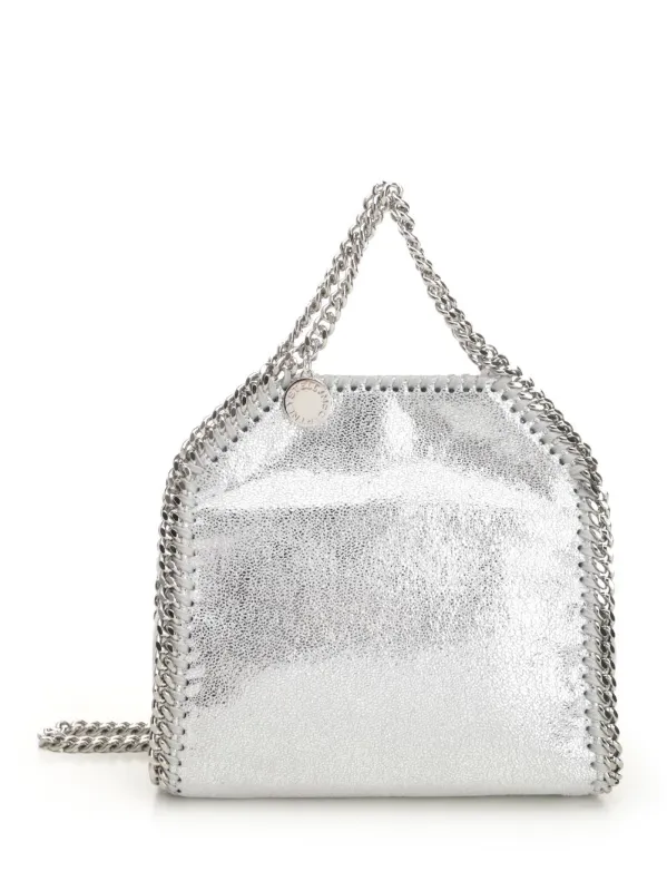Falabella Mini Silver Tote Bag Crossbody Bags Silver sold by Wanan Luxury