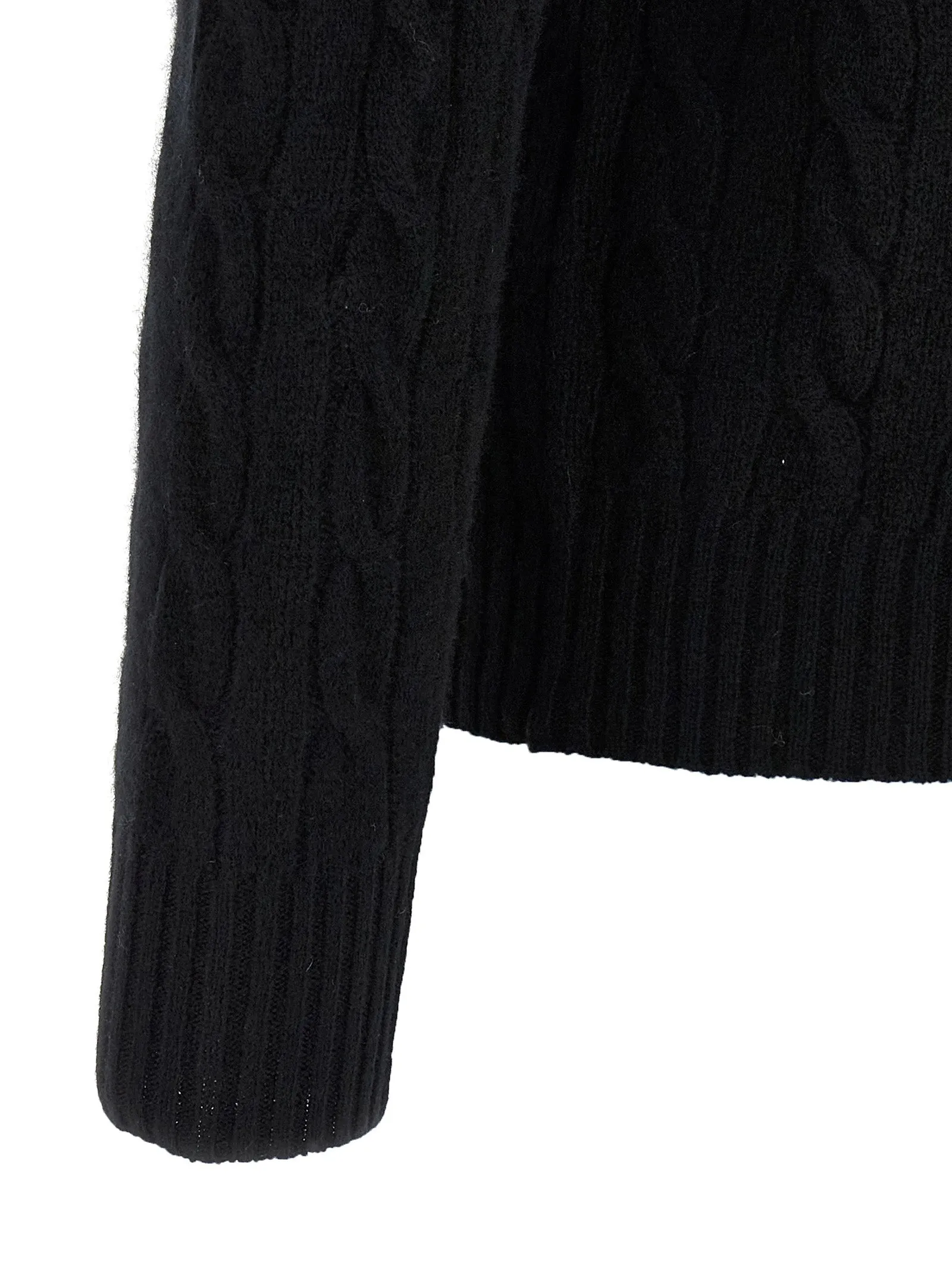 Braided Sweater Sweaters And Cardigans Black sold by Wanan Luxury product image thumbnail 4