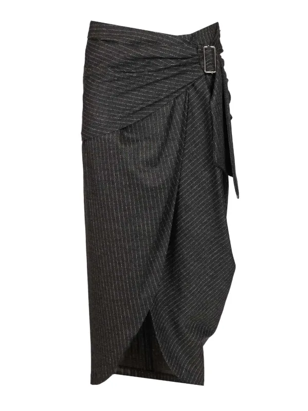 Reilly Skirt Skirts Grey sold by Wanan Luxury