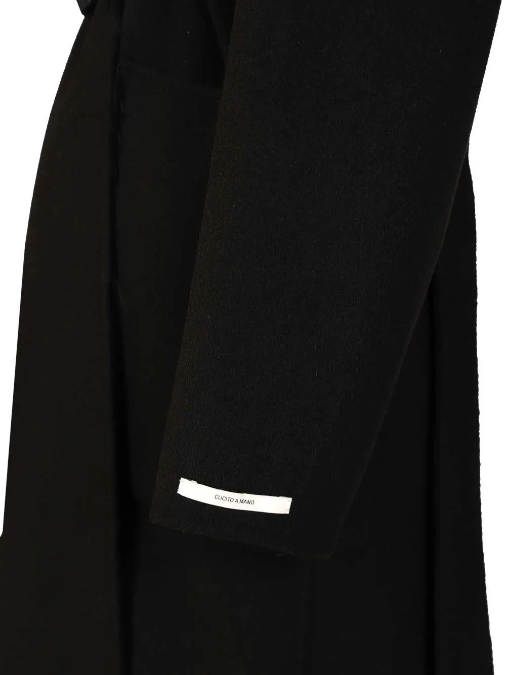 Pure Wool Dressing Gown Coat Coats Black sold by Wanan Luxury product image thumbnail 5