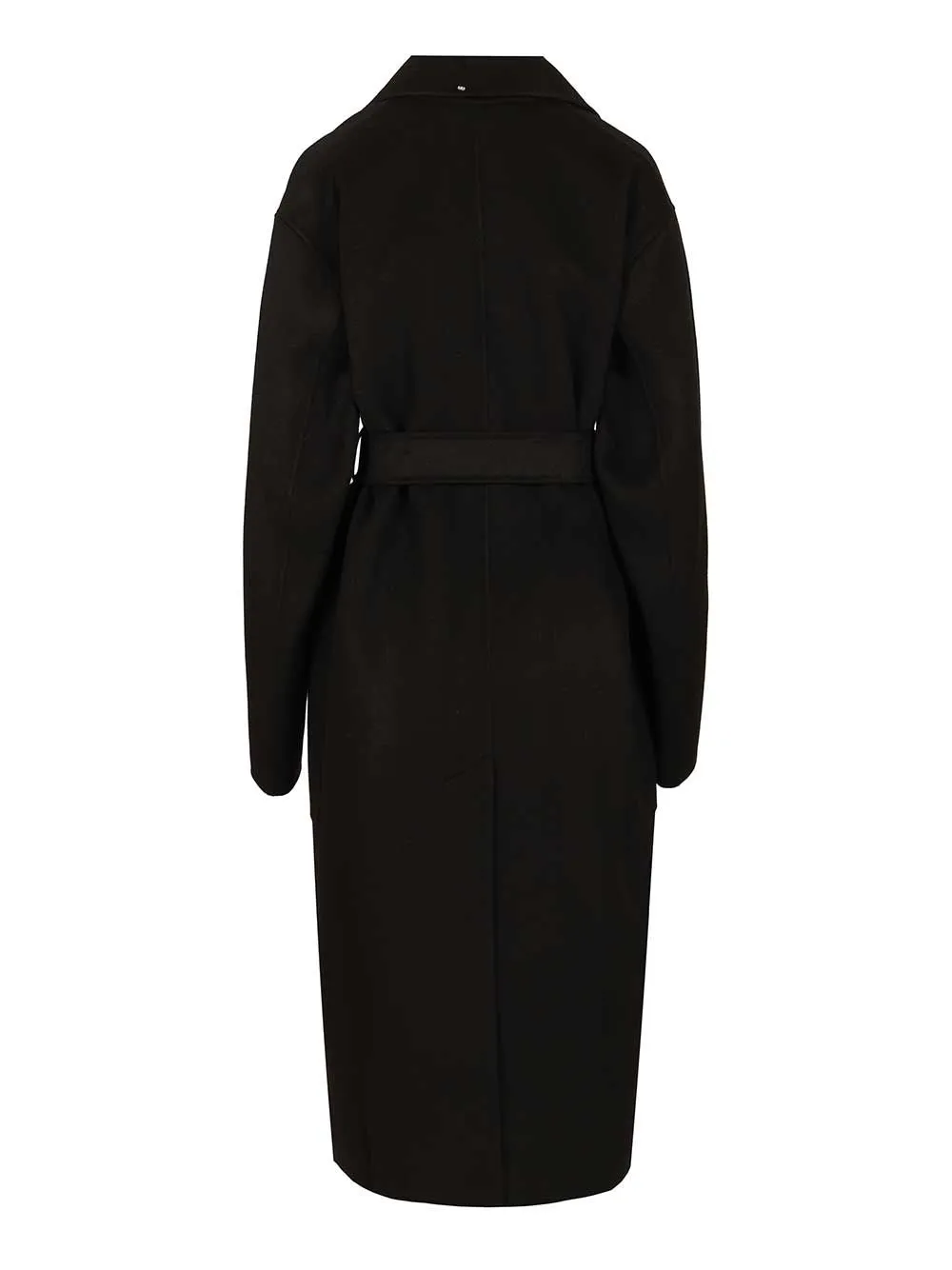 Pure Wool Dressing Gown Coat Coats Black sold by Wanan Luxury product image thumbnail 2