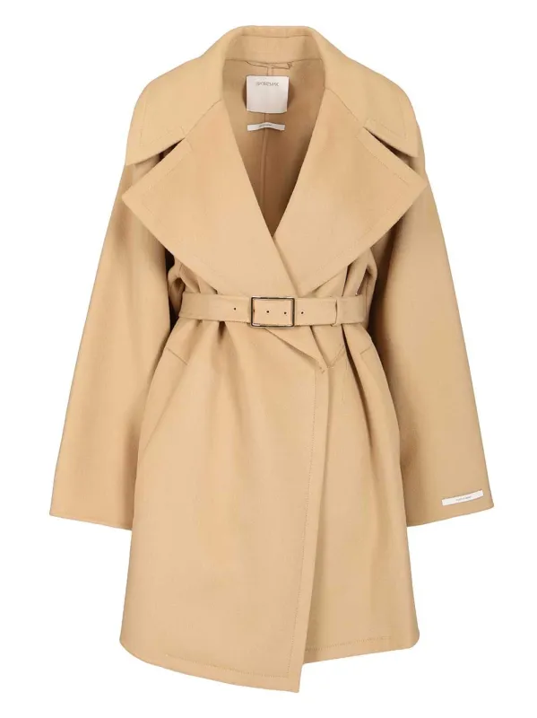 Spxpagine Coat Coats Beige sold by Wanan Luxury