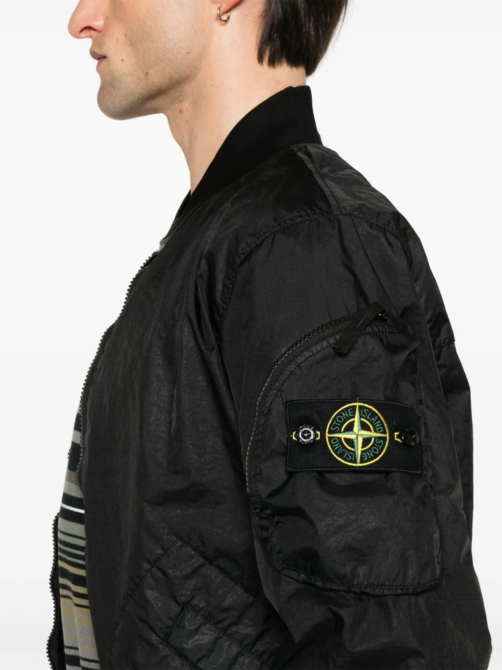 Logo Nylon Bomber Jacket sold by Wanan Luxury product image thumbnail 3