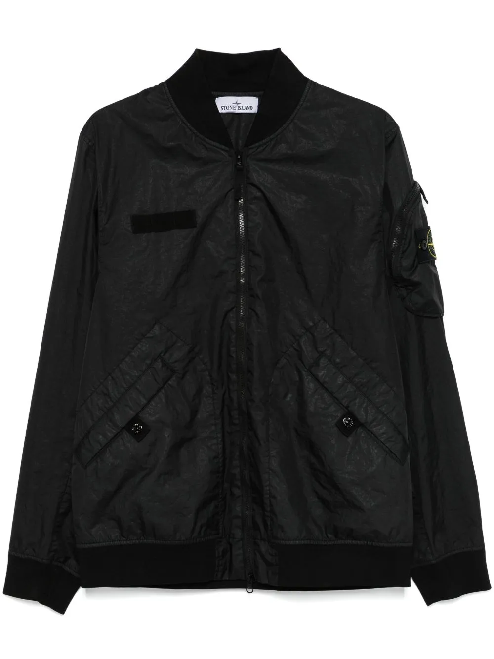 Logo Nylon Bomber Jacket sold by Wanan Luxury