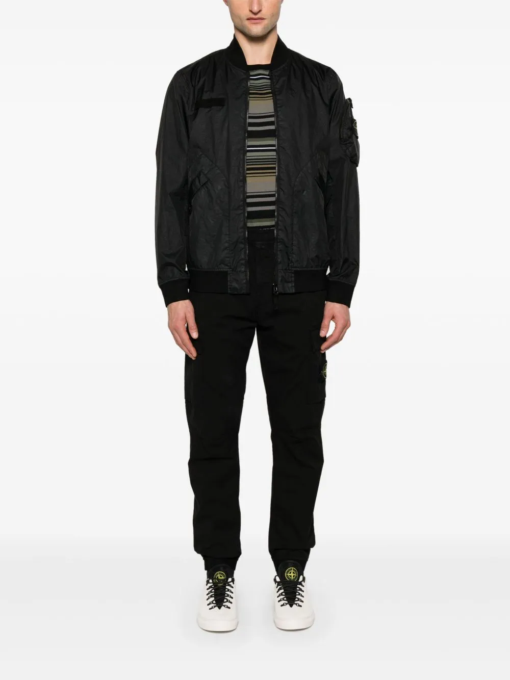 Logo Nylon Bomber Jacket sold by Wanan Luxury product image thumbnail 2