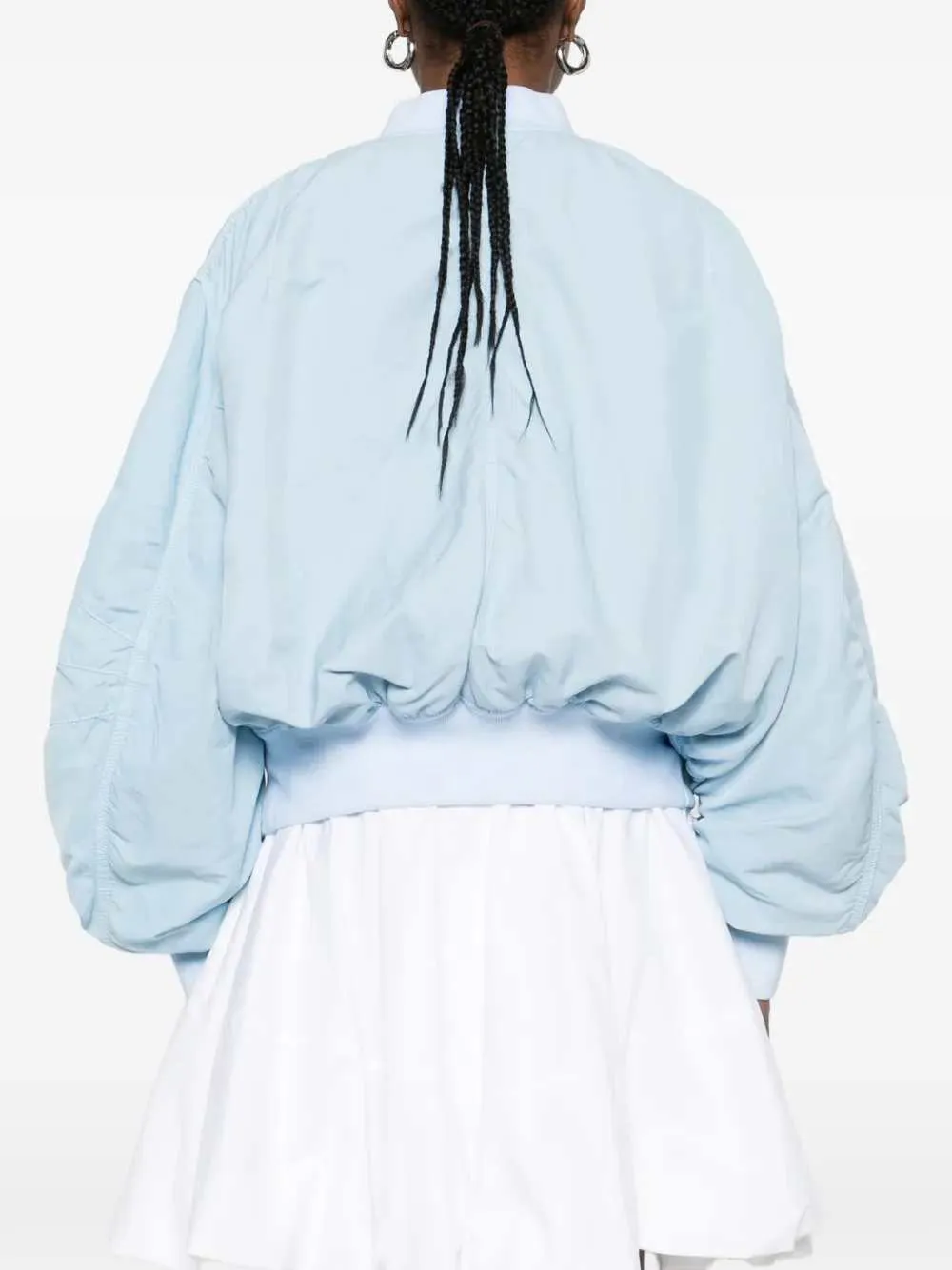 "Anja" Zip-Up Bomber Jacket. sold by Wanan Luxury product image thumbnail 4