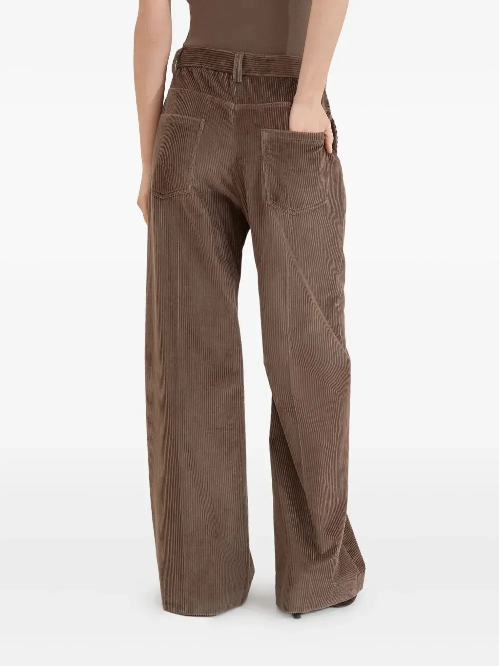 Cotton Corduroy Loose Trousers With Monili sold by Wanan Luxury product image thumbnail 4
