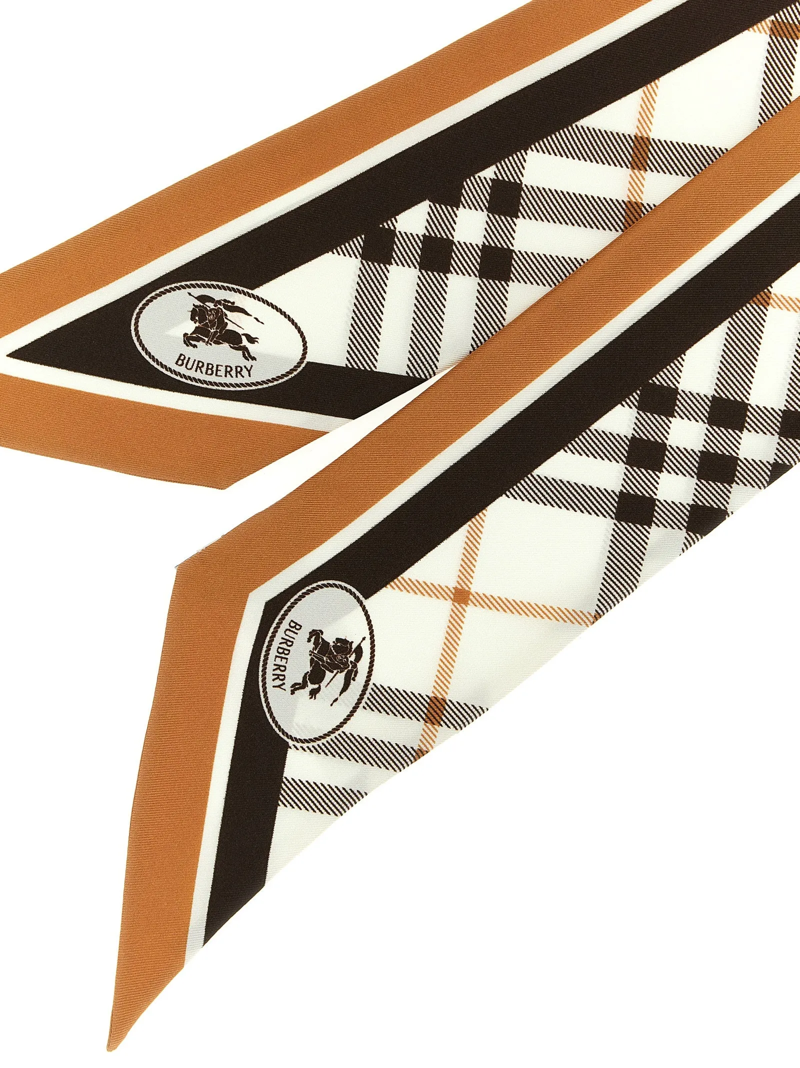 Twilly Check Scarves And Foulards Multicolor sold by Wanan Luxury product image thumbnail 3
