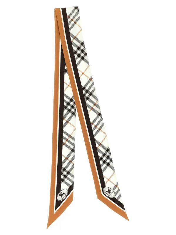 Twilly Check Scarves And Foulards Multicolor sold by Wanan Luxury