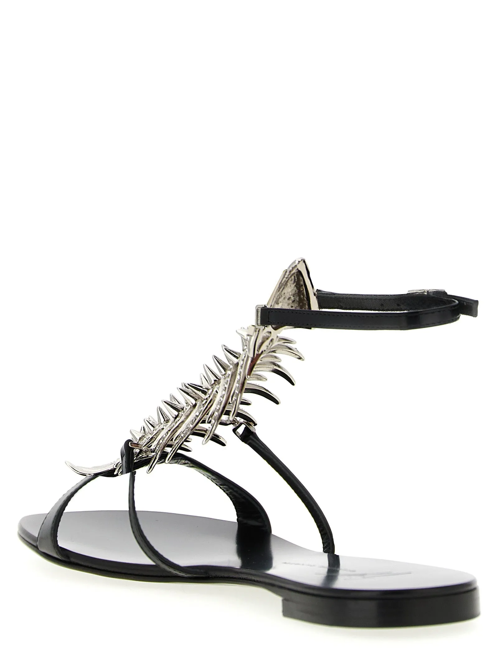 Slim Sandals Black sold by Wanan Luxury product image thumbnail 3
