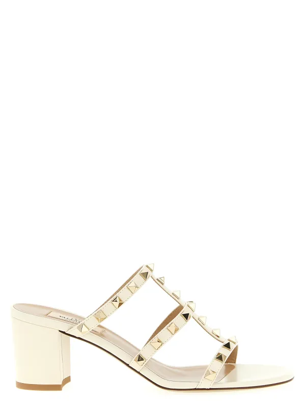 Rockstud Sandals White sold by Wanan Luxury