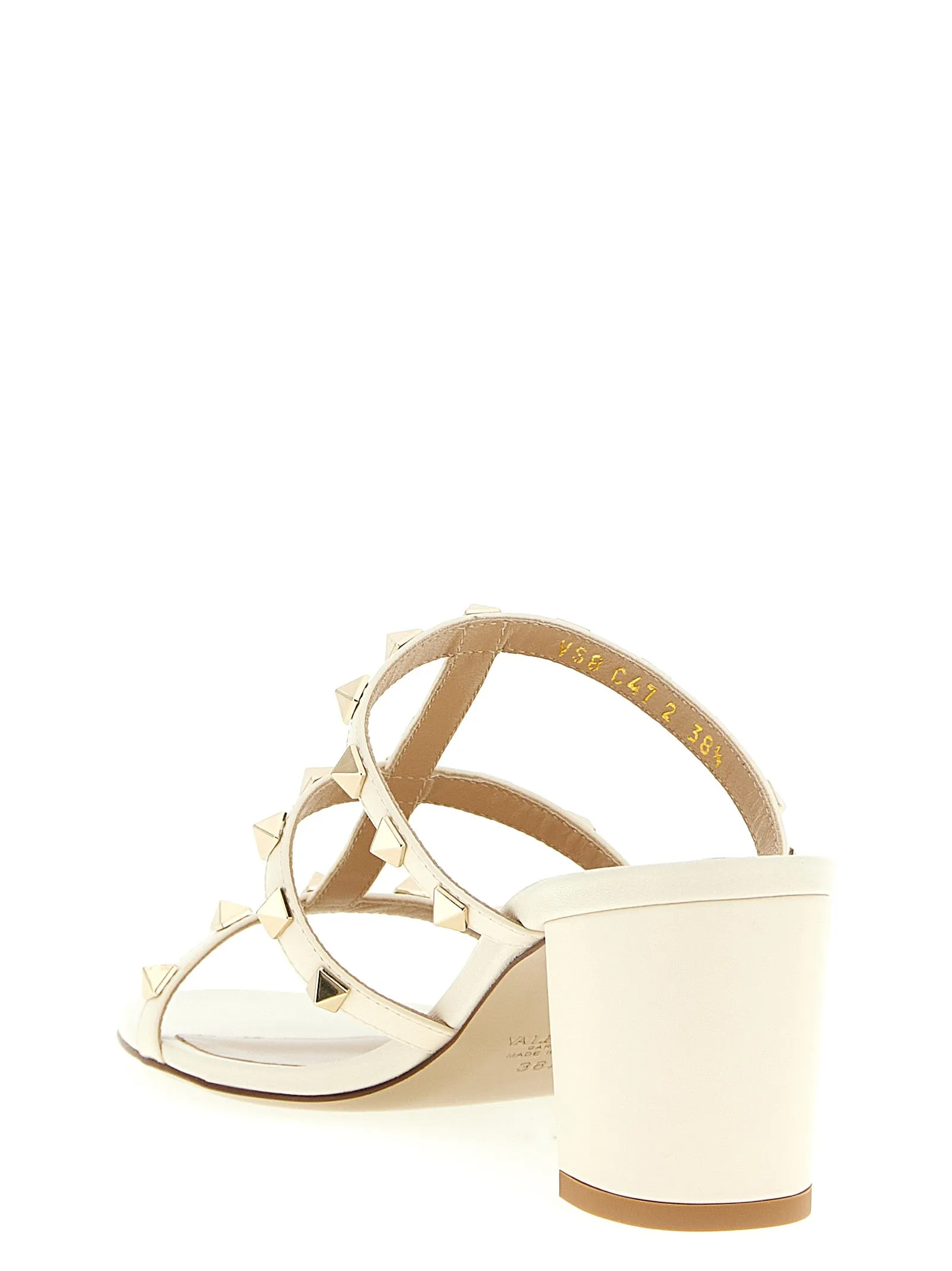 Rockstud Sandals White sold by Wanan Luxury product image thumbnail 3