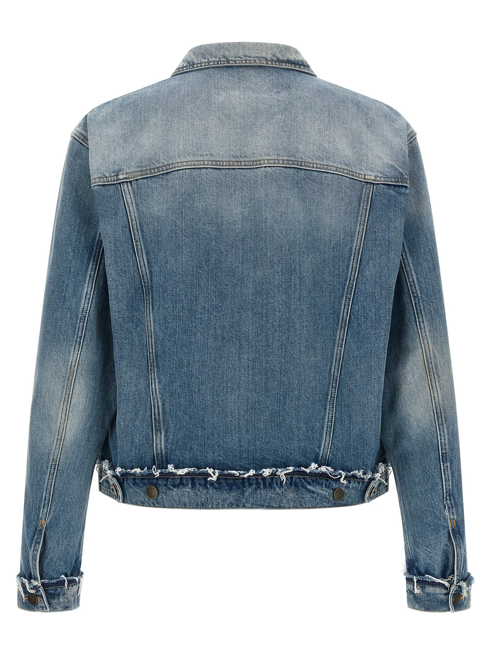 Denim Jacket Puffer Jackets Blue sold by Wanan Luxury product image thumbnail 2