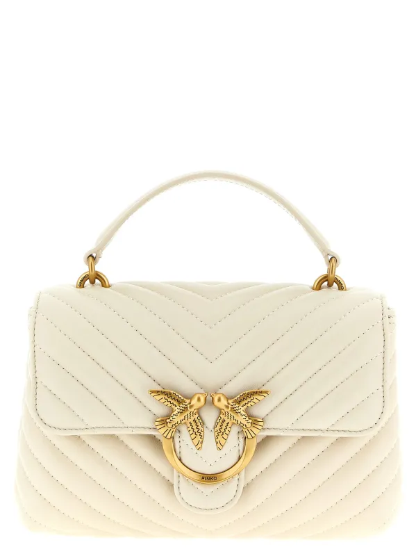 Mini Lady Love Puff Hand Bags White made by Pinko