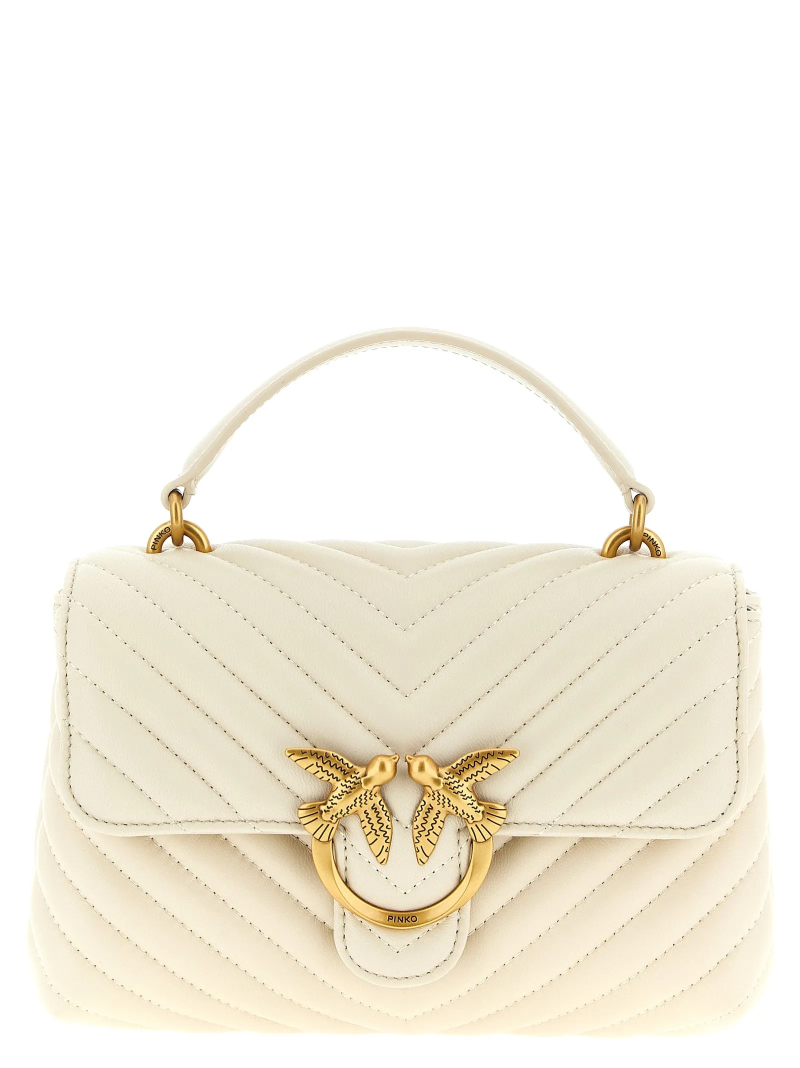 Mini Lady Love Puff Hand Bags White sold by Wanan Luxury