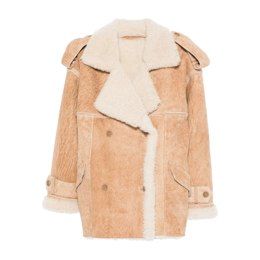 Leather Outerwears Neutral sold by Wanan Luxury