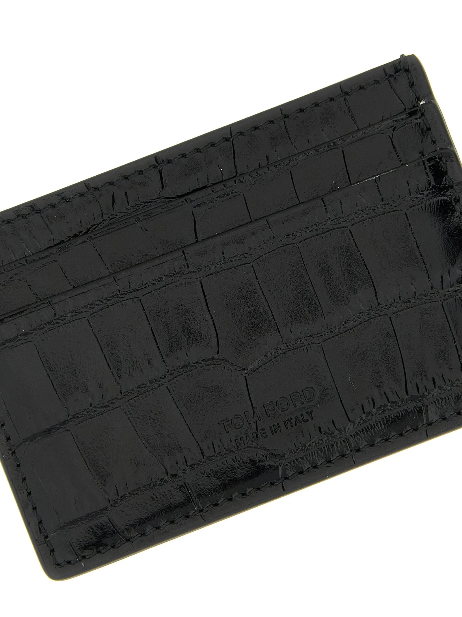Crocodile Card Holder Wallets And Card Holders Black sold by Wanan Luxury product image thumbnail 3