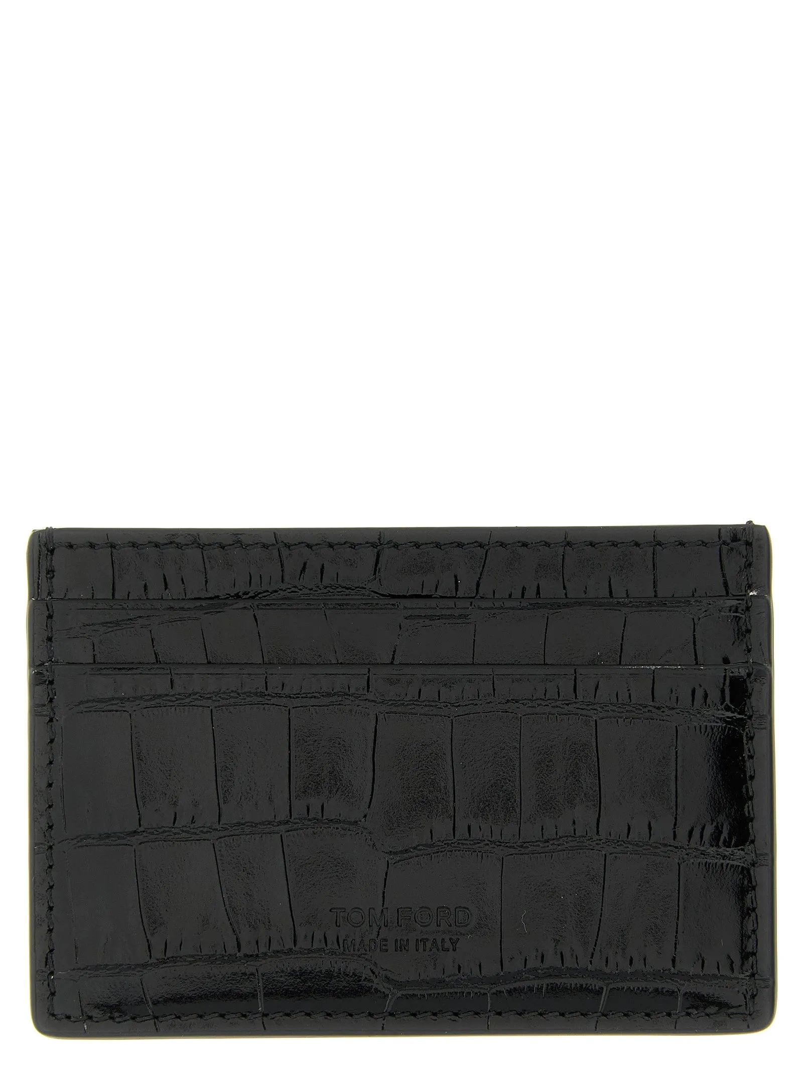 Crocodile Card Holder Wallets And Card Holders Black sold by Wanan Luxury