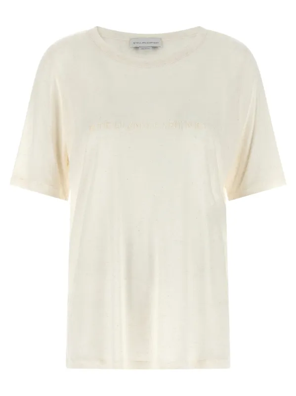 Beads Embroidery T-Shirt White sold by Wanan Luxury