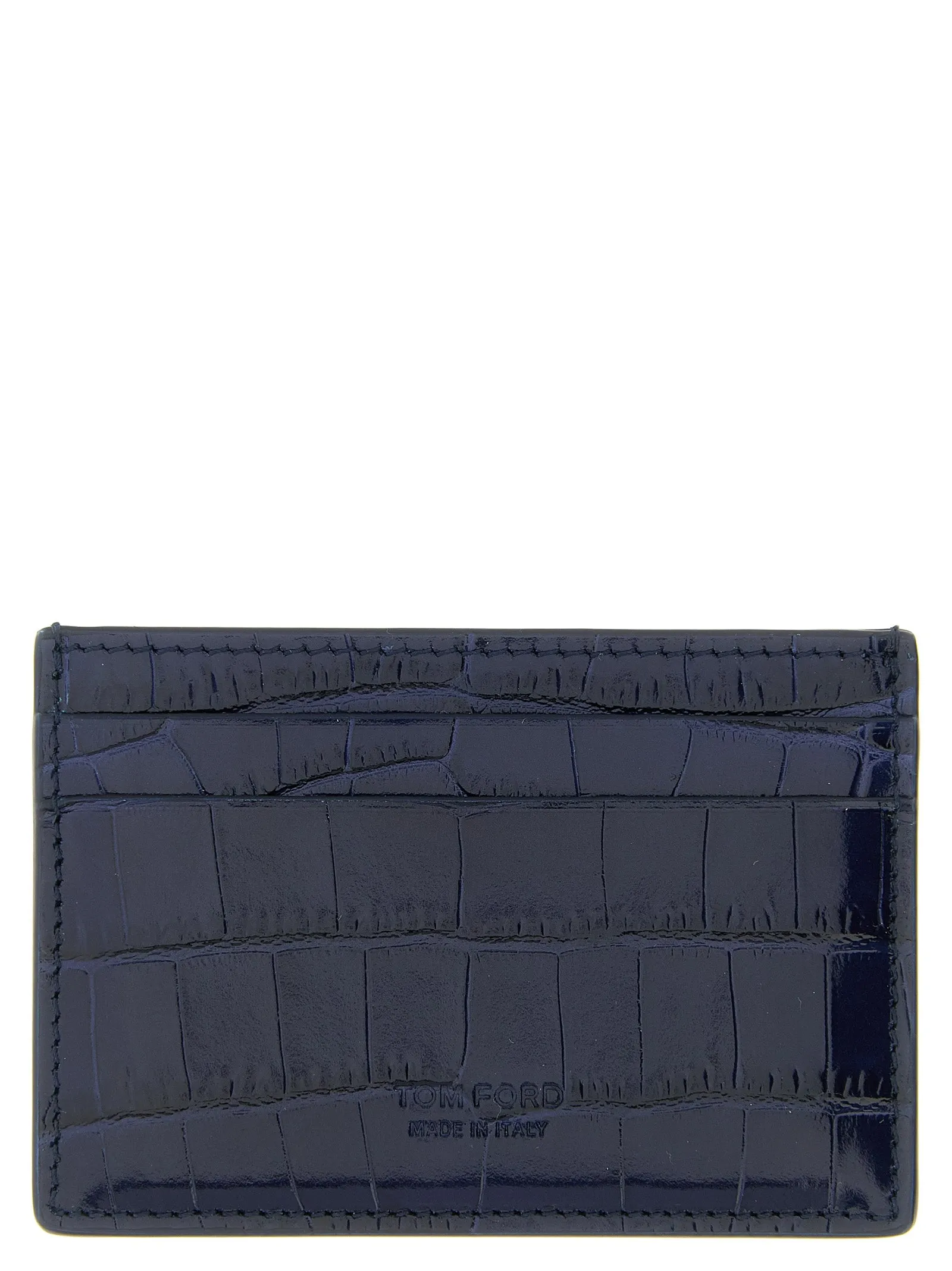 Crocodile Card Holder Wallets And Card Holders Blue sold by Wanan Luxury