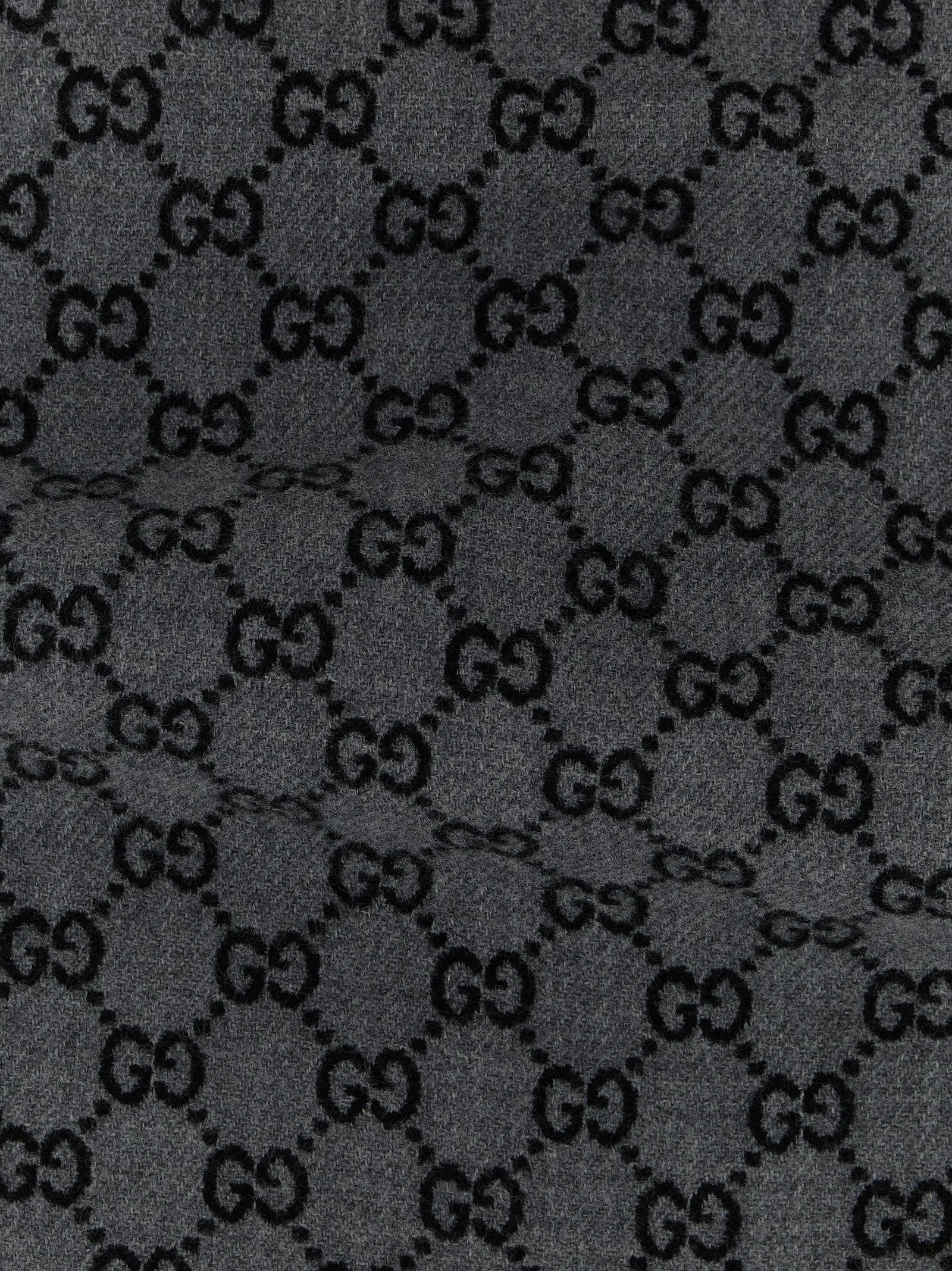 Gg Jacquard Scarf Scarves And Foulards Gray sold by Wanan Luxury product image thumbnail 2