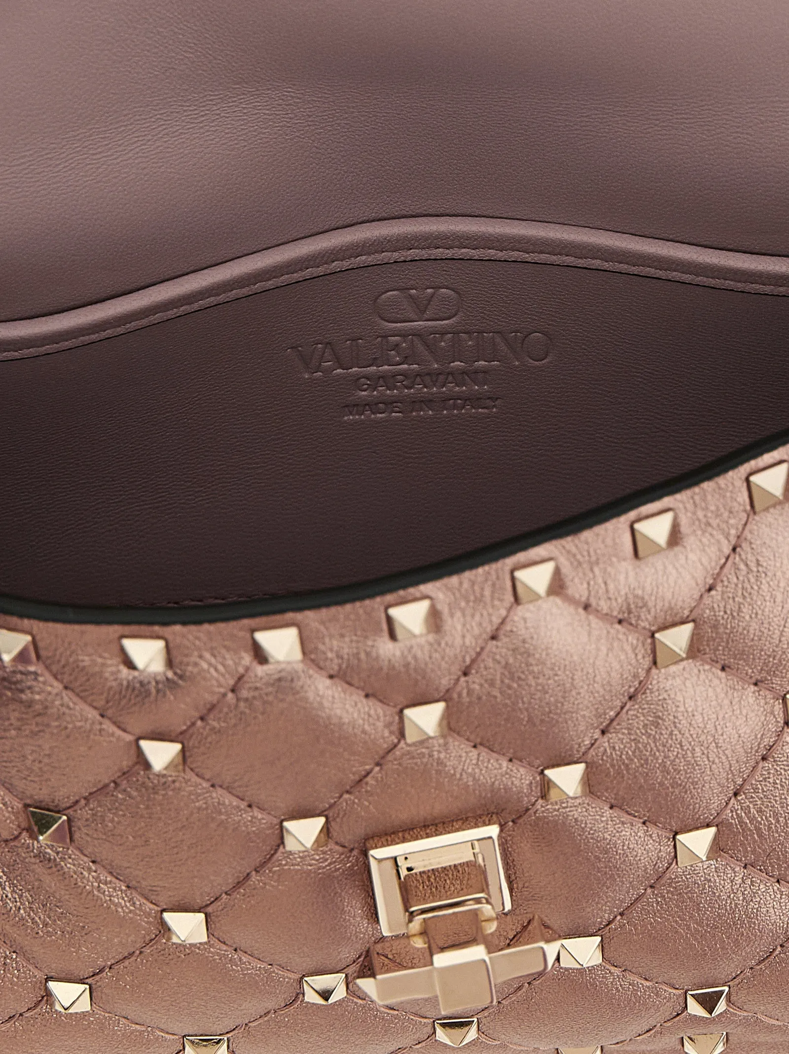 Rockstud Spike Shoulder Bags Pink sold by Wanan Luxury product image thumbnail 4