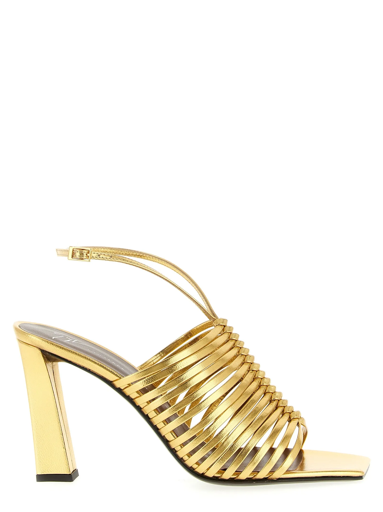 Savoia Sandals Gold sold by Wanan Luxury