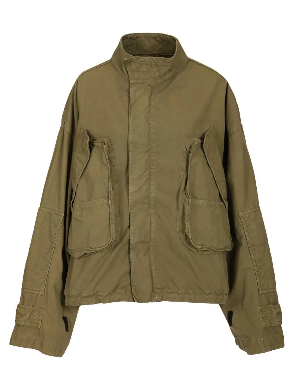Canvas Bomber Jacket Jackets Green sold by Wanan Luxury