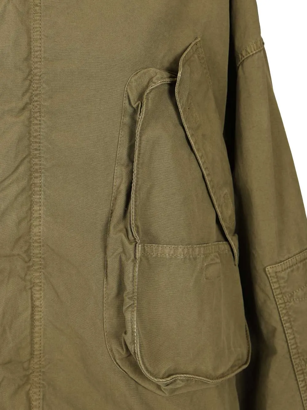 Canvas Bomber Jacket Jackets Green sold by Wanan Luxury product image thumbnail 5