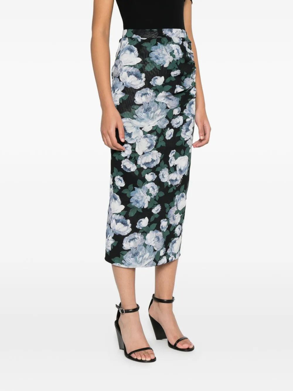 Bunch Of Roses Long Skirt sold by Wanan Luxury product image thumbnail 5