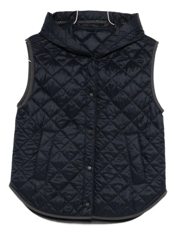 Quilted Nylon Down Vest made by Brunello Cucinelli