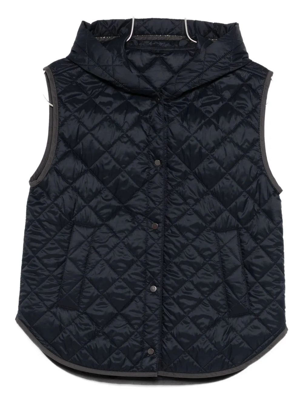 Quilted Nylon Down Vest sold by Wanan Luxury