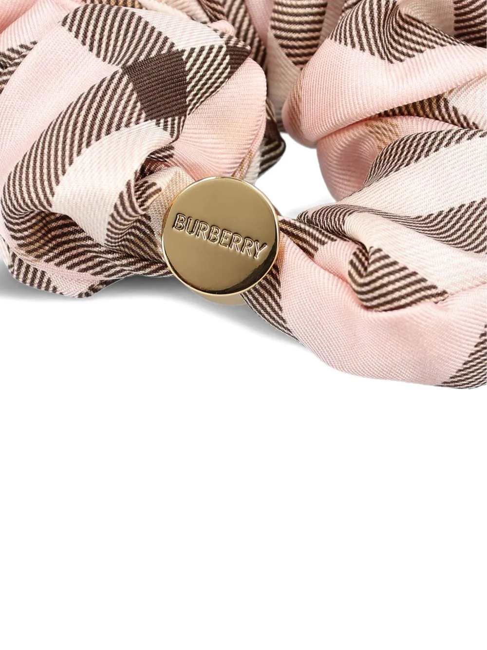 Check Silk Scrunchie sold by Wanan Luxury product image thumbnail 2