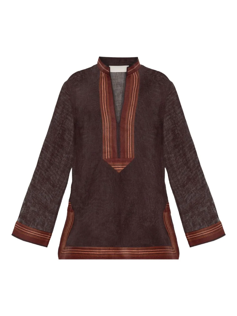 Linen Striped Tunic sold by Wanan Luxury