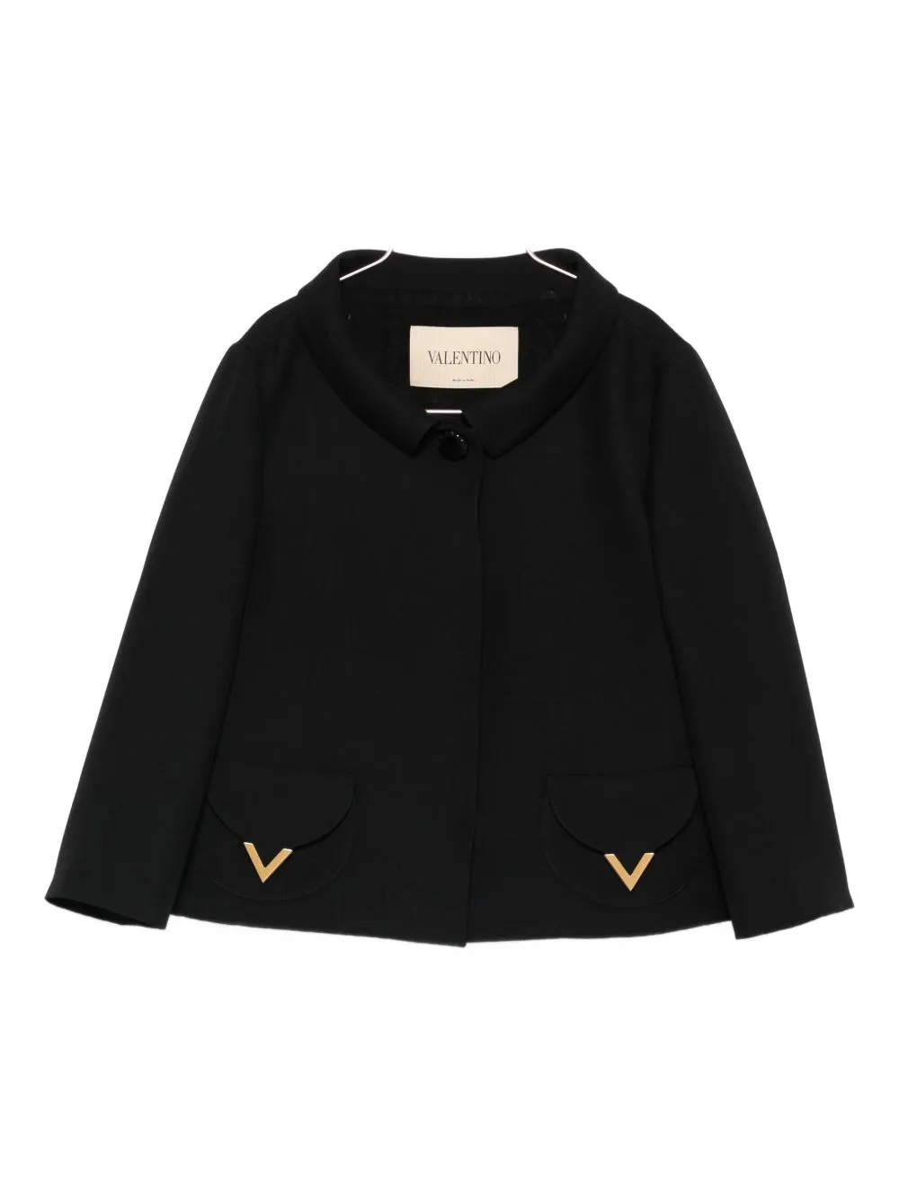 Vlogo Signature Wool And Silk Jacket sold by Wanan Luxury