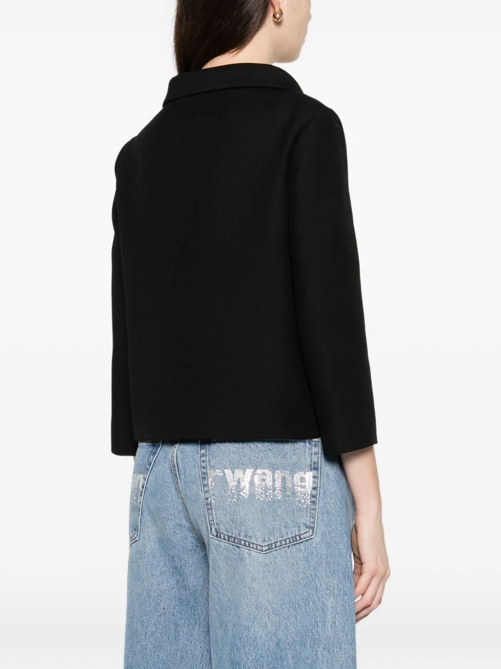 Vlogo Signature Wool And Silk Jacket sold by Wanan Luxury product image thumbnail 5