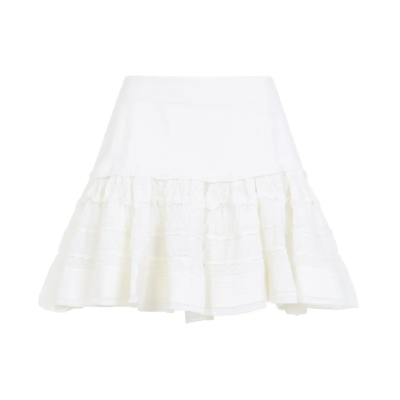 Mini Skirts White sold by Wanan Luxury