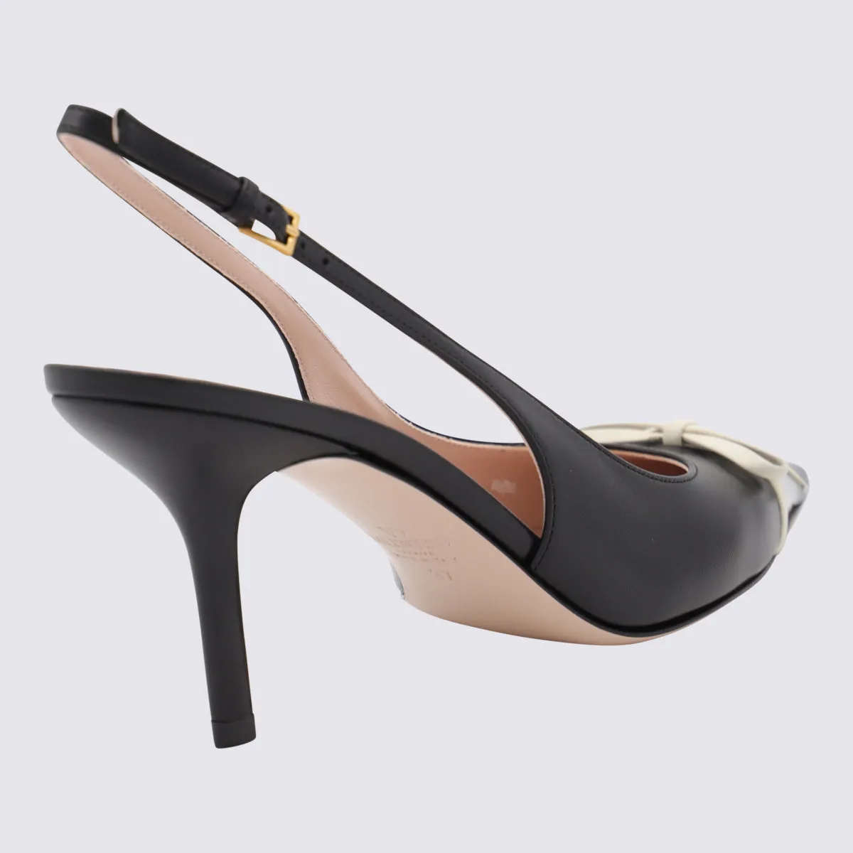 With Heel Nero/Ivory sold by Wanan Luxury product image thumbnail 3