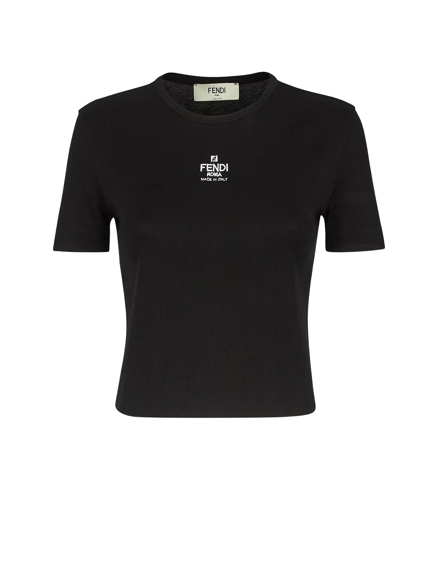 Ribbed Cotton T-Shirt sold by Wanan Luxury