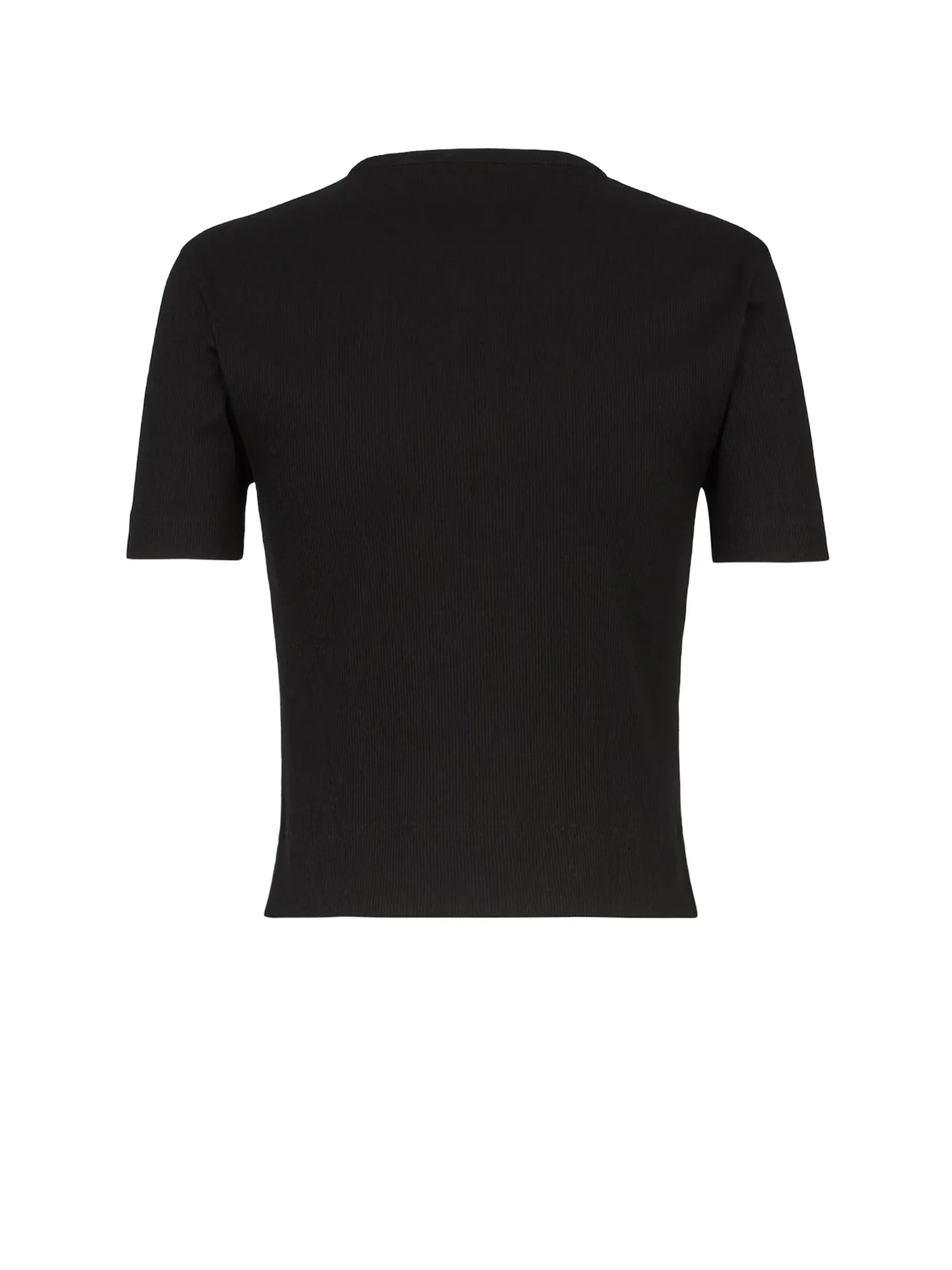 Ribbed Cotton T-Shirt sold by Wanan Luxury product image thumbnail 2