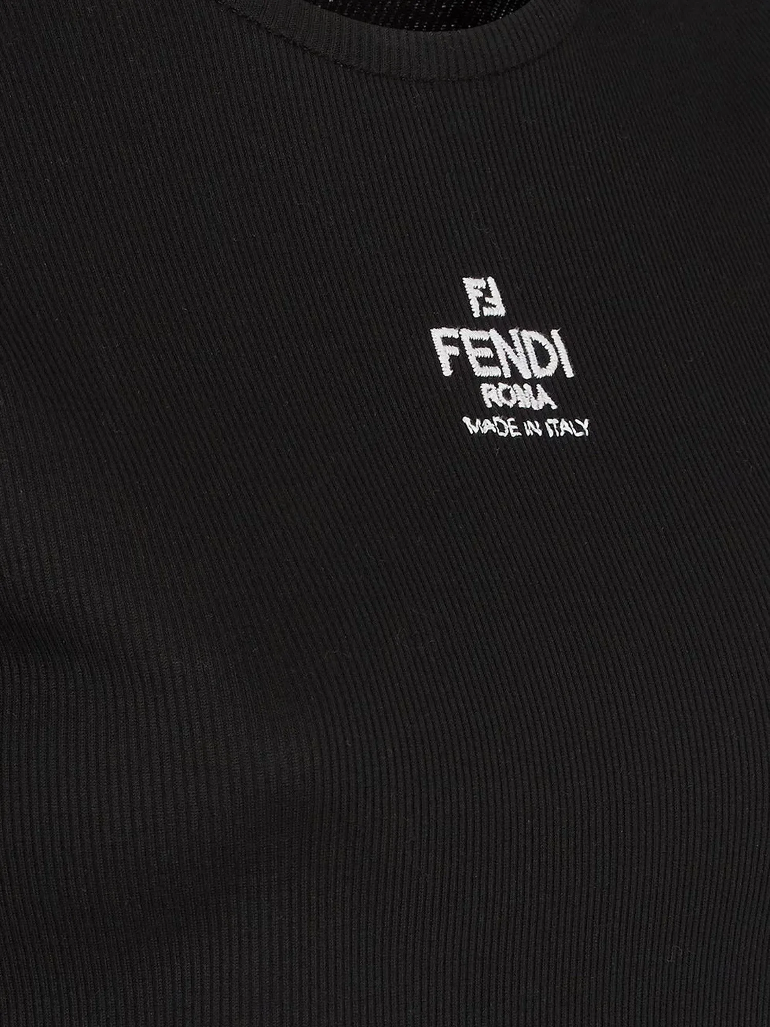 Ribbed Cotton T-Shirt sold by Wanan Luxury product image thumbnail 3