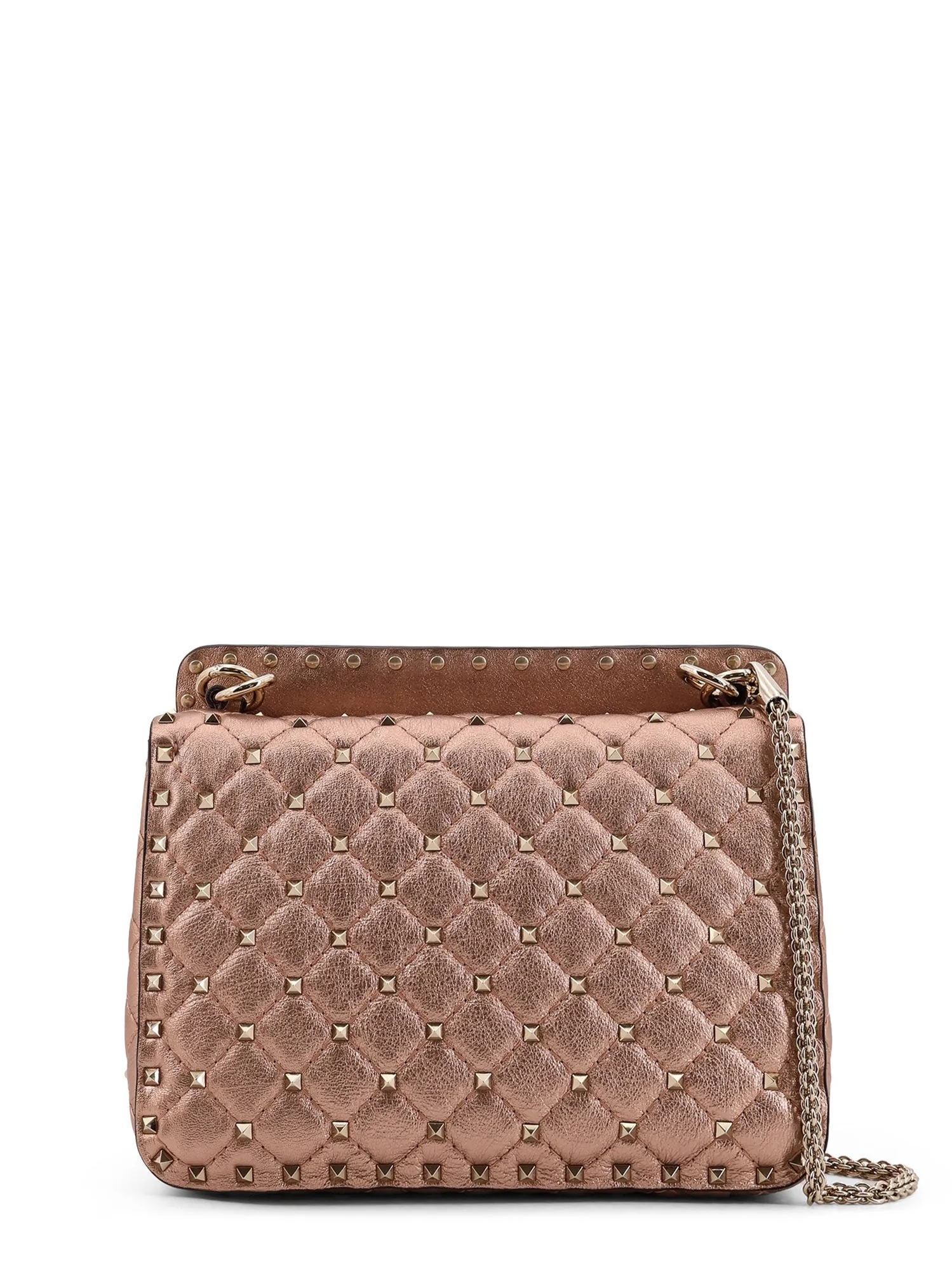 Laminated Leather Rockstud Spike Crossbody Bag sold by Wanan Luxury product image thumbnail 2