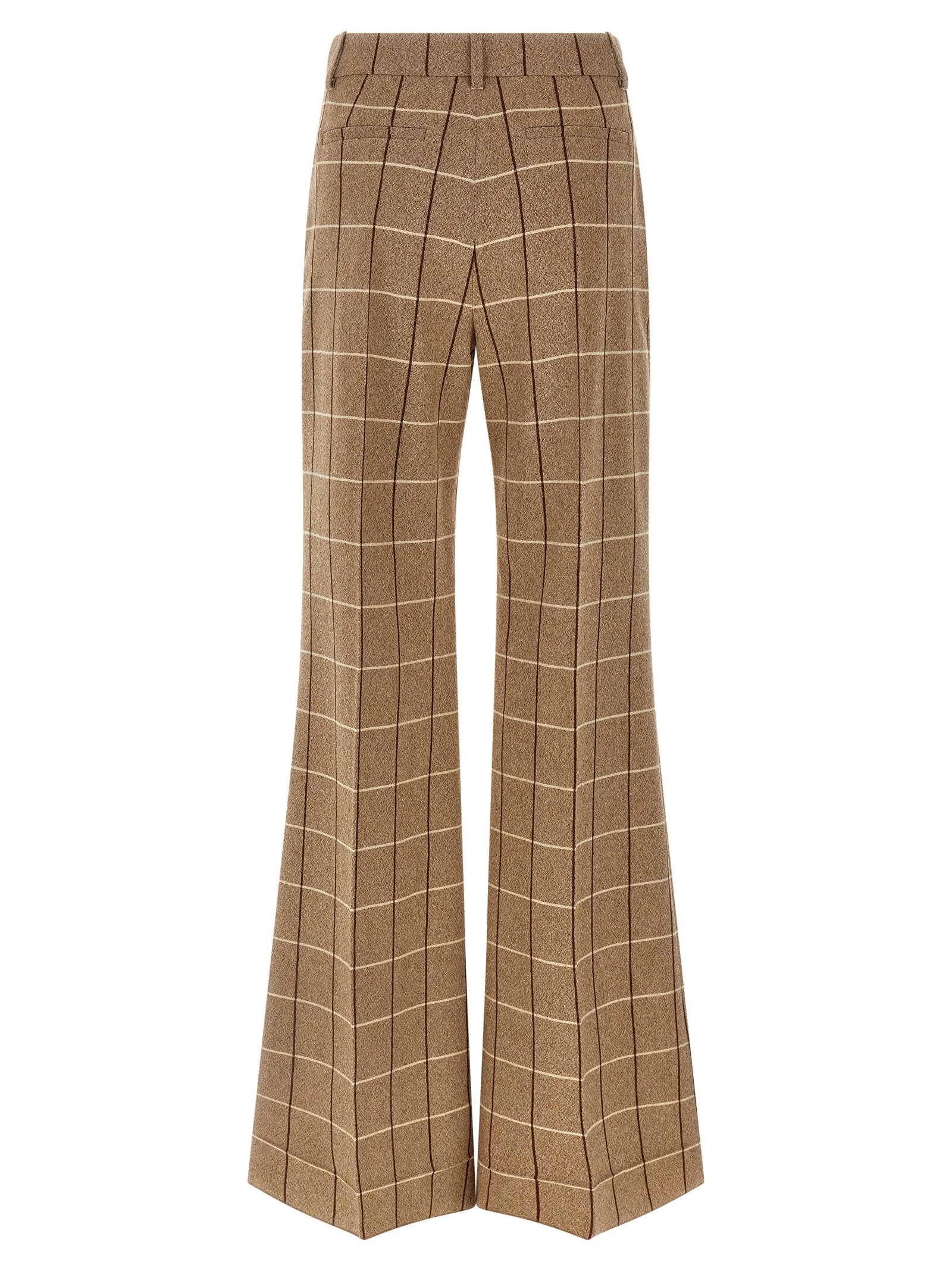 Valentinogaravani Wool With Window Pattern Pants Beige sold by Wanan Luxury product image thumbnail 2
