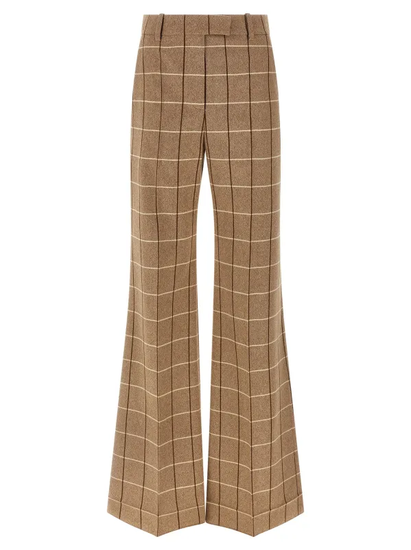 Valentinogaravani Wool With Window Pattern Pants Beige sold by Wanan Luxury