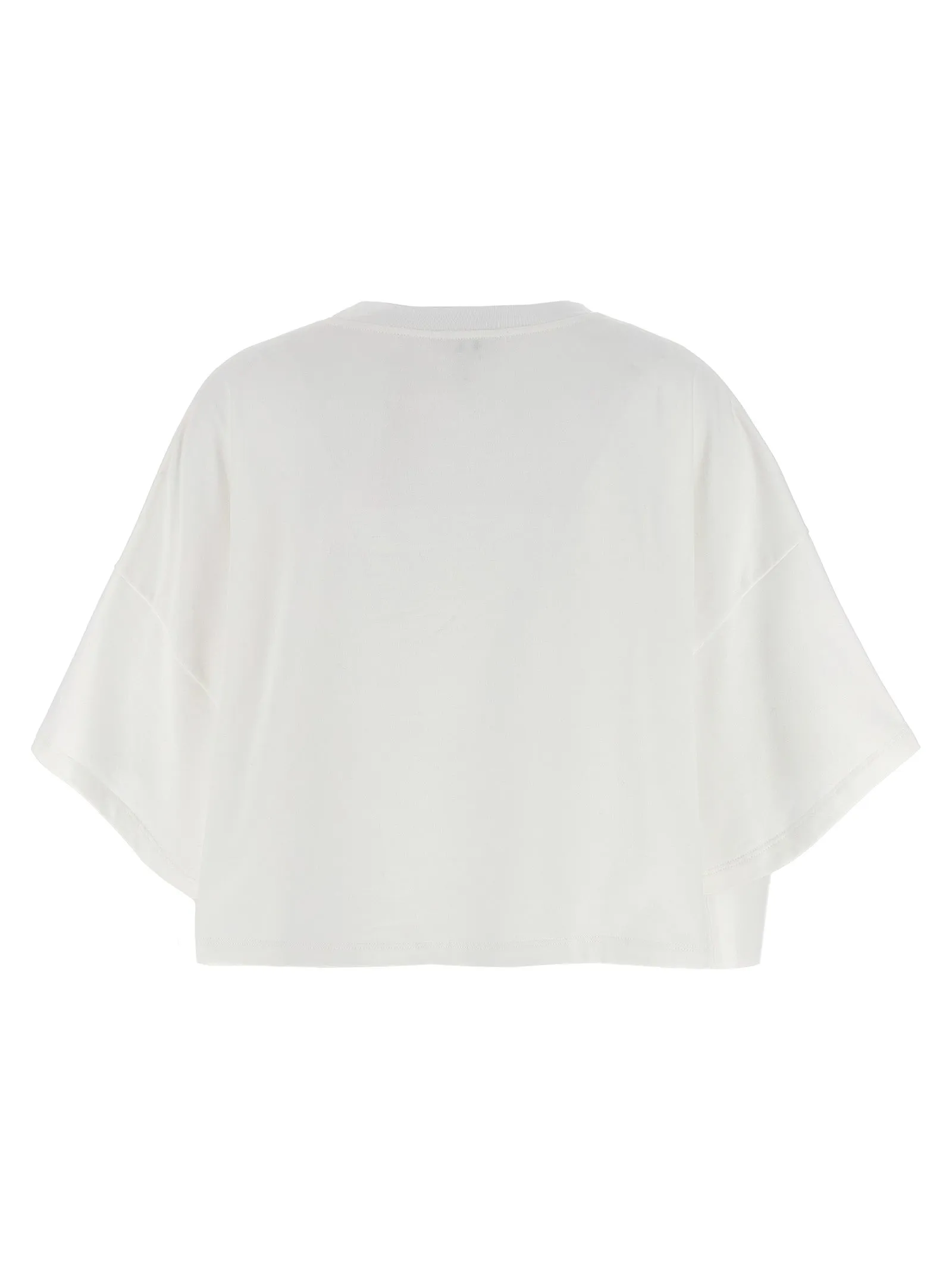 Logo Crop T-Shirt White/Black sold by Wanan Luxury product image thumbnail 2