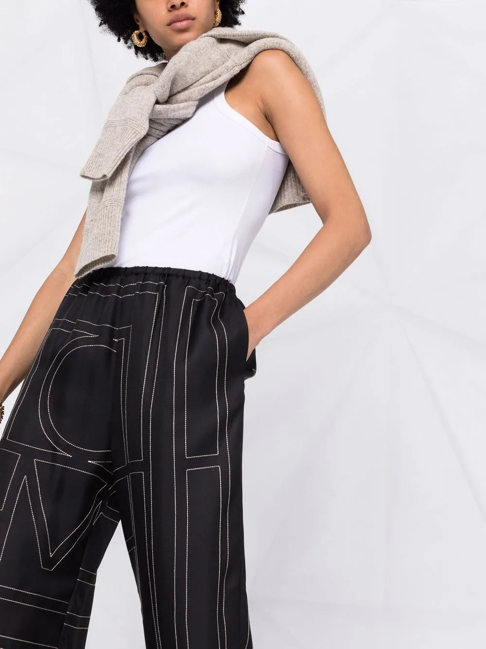 Silk Pajama Trousers sold by Wanan Luxury product image thumbnail 3