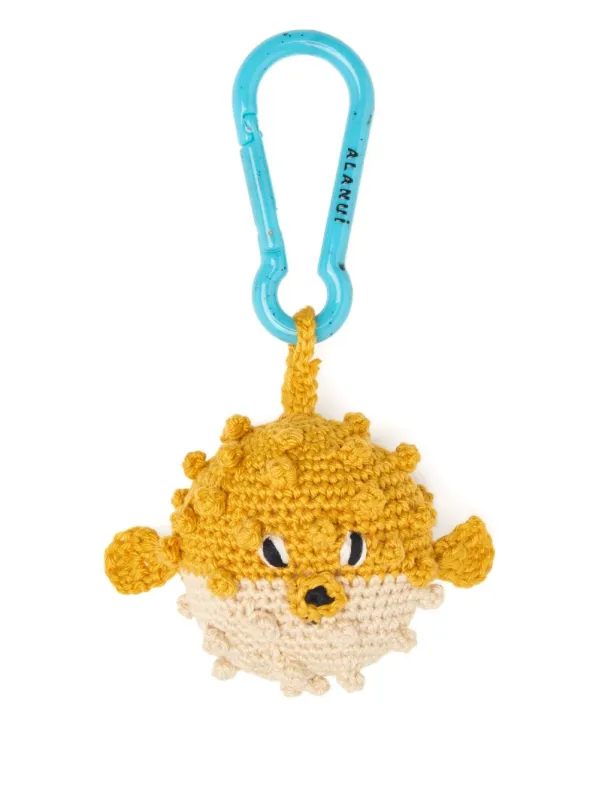 Puffer Fish Crochet Keyring made by ALANUI