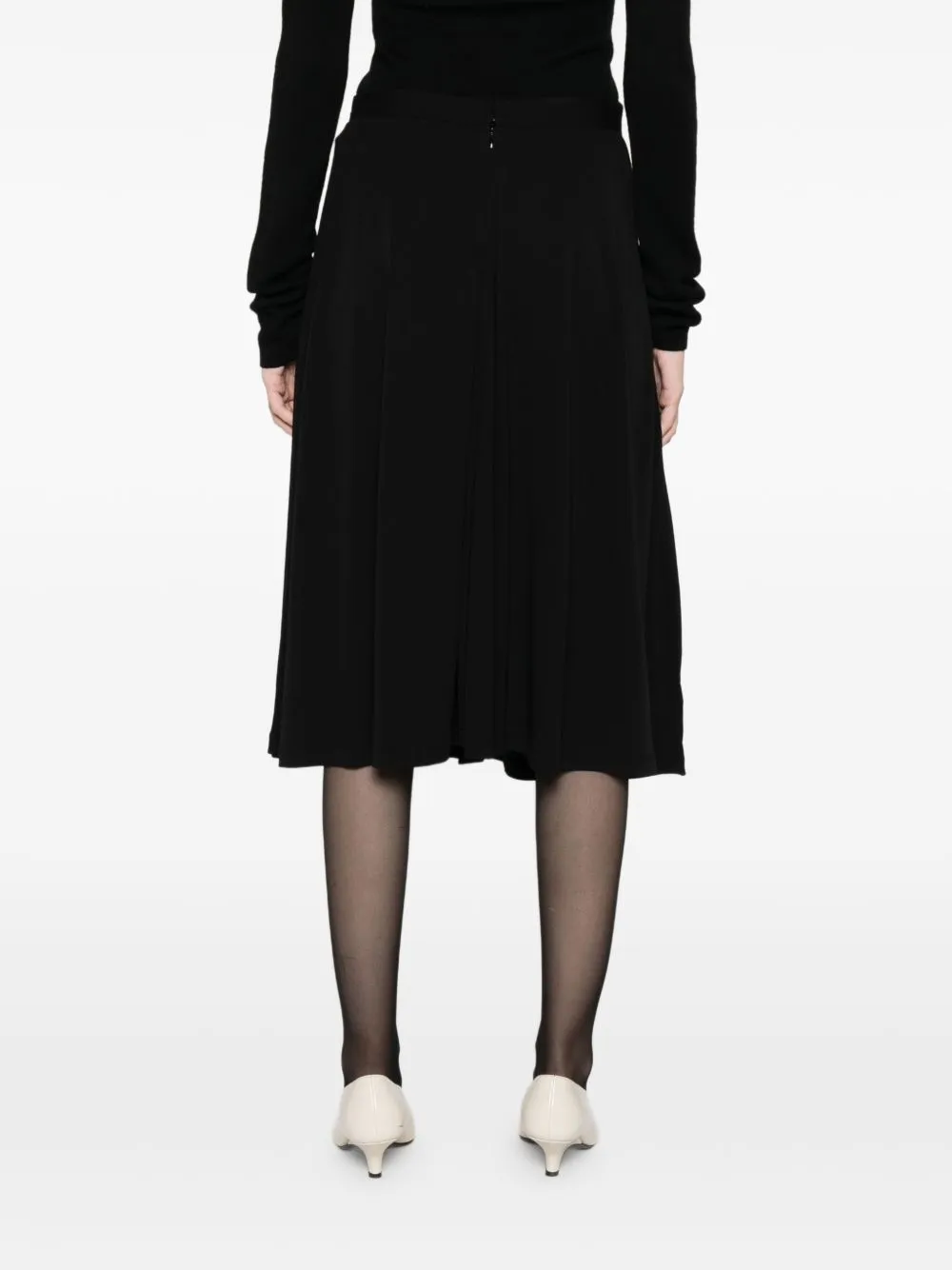 Fluid Midi Skirt sold by Wanan Luxury product image thumbnail 5