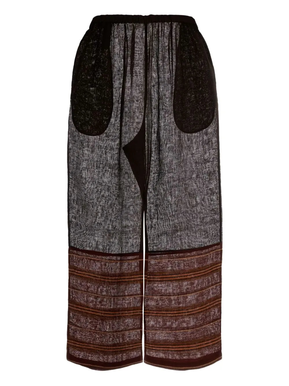 Linen Striped Beach Pants sold by Wanan Luxury product image thumbnail 2